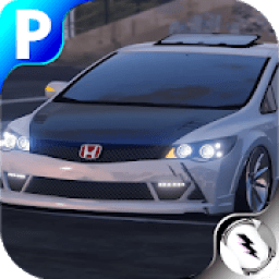 Car Traffic Honda Civic Racer Simulator आइकन