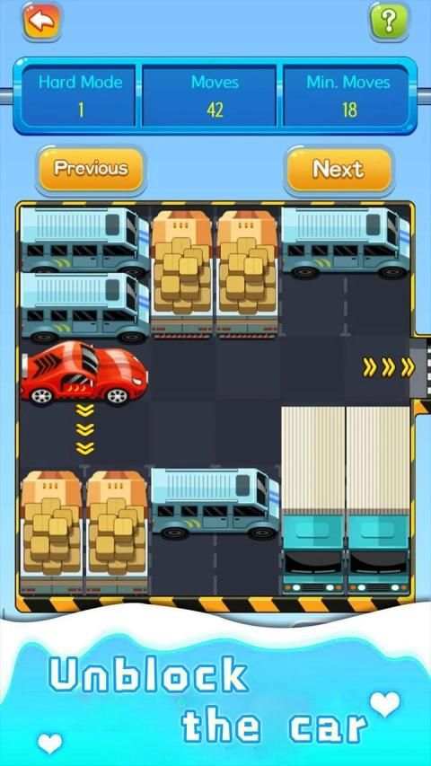 Car Flee - Unblock red car स्क्रीनशॉट 1