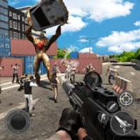 Zombie Shooter Dead City - shooter mist survival logo
