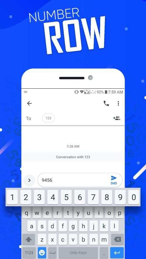 Urdu Keyboard : Urdu Keys स्क्रीनशॉट 4
