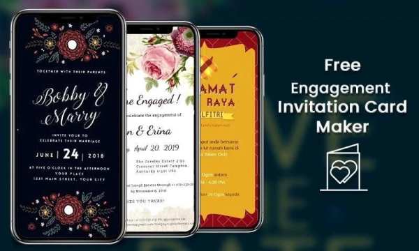 Engagement invitation card maker स्क्रीनशॉट 6