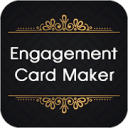 Engagement invitation card maker आइकन