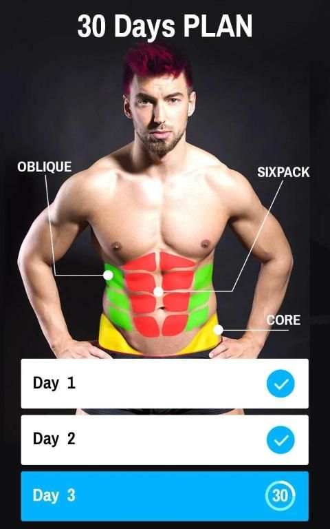 Packer - Six Pack Abs Home Workouts in 30 Days screenshot 5