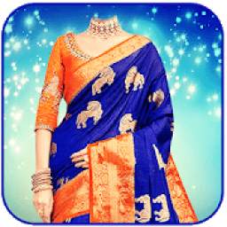 Women Saree Photo Suit : Royal Traditional Suit