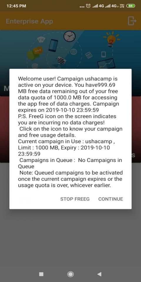 Infinity SDK Demo App स्क्रीनशॉट 1