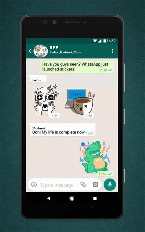 Free Messenger Whats Stickers New स्क्रीनशॉट 1