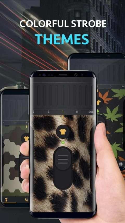 Free Flashlight - Bright, Emergency&Earthquake use स्क्रीनशॉट 2