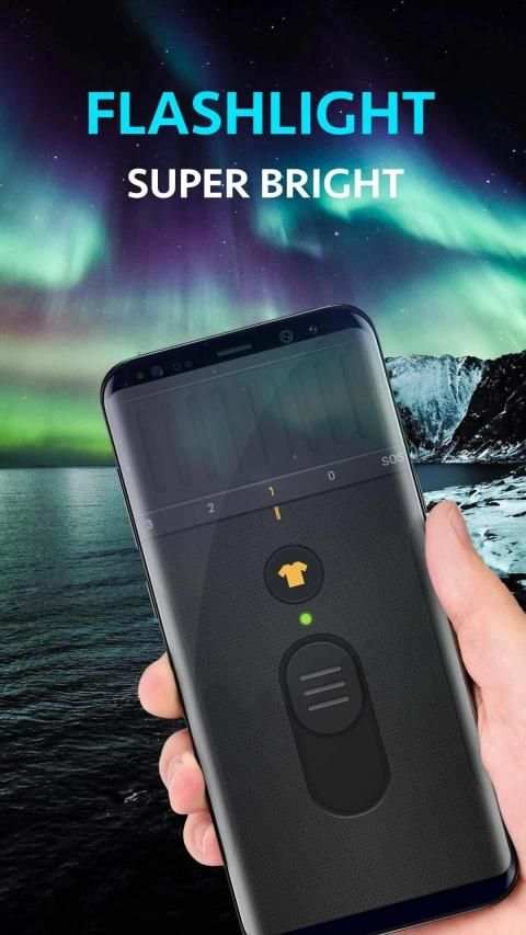 Free Flashlight - Bright, Emergency&Earthquake use स्क्रीनशॉट 5
