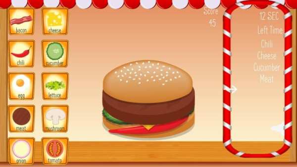 Burger Shop - Free Cooking Game screenshot 1