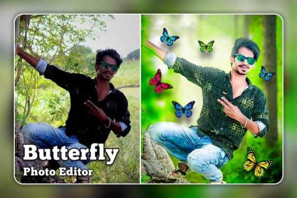Butterfly Photo Editor - Butterfly Photo Frame Art screenshot 1