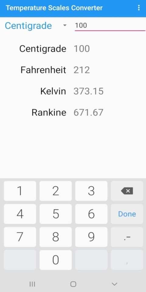Temperature Converter screenshot 3