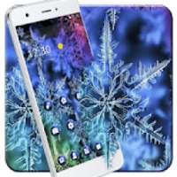 Color Transparent Ice Flower Theme❄