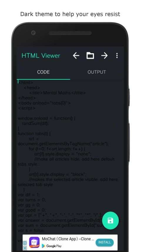 HTML Viewer स्क्रीनशॉट 8