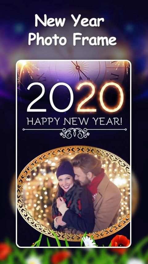 New Year Photo Frame 2020 स्क्रीनशॉट 3