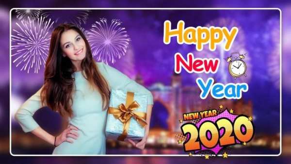 New Year Photo Frame 2020 स्क्रीनशॉट 1