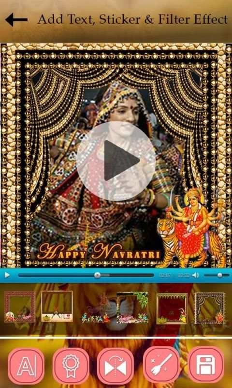 Navratri Video Maker Music screenshot 2