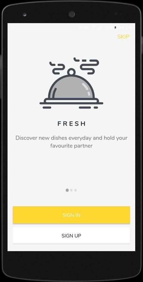 Flash - Food delivery app screenshot 1