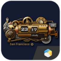 Steampunk Style Weather Widget