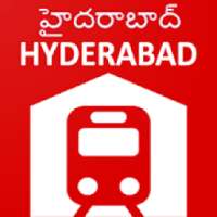 Hyderabad Metro & Local Train Route Map Timetable