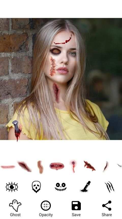 Zombie Photo Editor screenshot 1