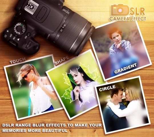 Dslr Camera Effect - Blur Image screenshot 1