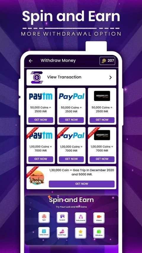 Spin and Earn : Earn Money 4 تصوير الشاشة