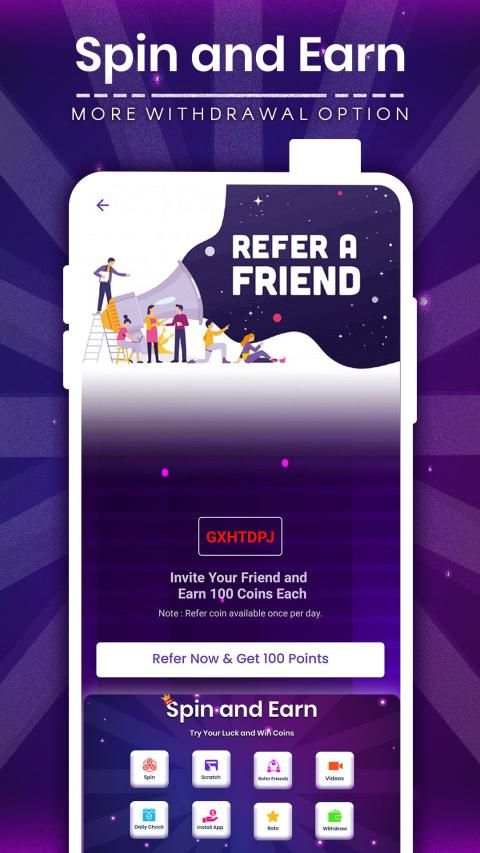 Spin and Earn : Earn Money 2 تصوير الشاشة