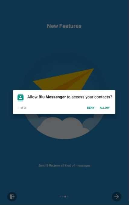 Blu Messenger screenshot 4
