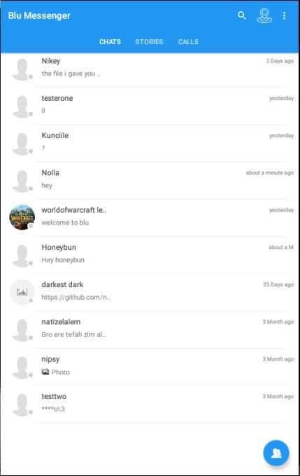 Blu Messenger screenshot 5