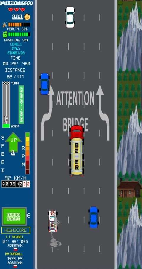 WRRC - World Retro Racing Challenge स्क्रीनशॉट 2