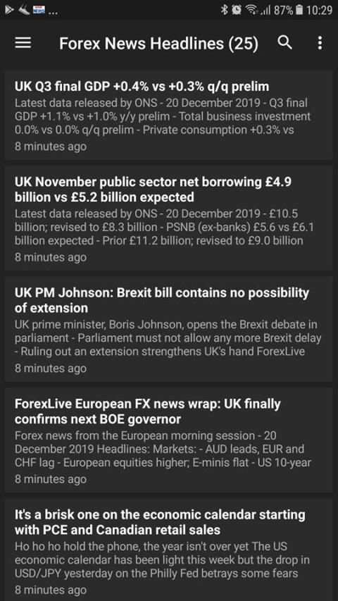 Forex Live screenshot 2