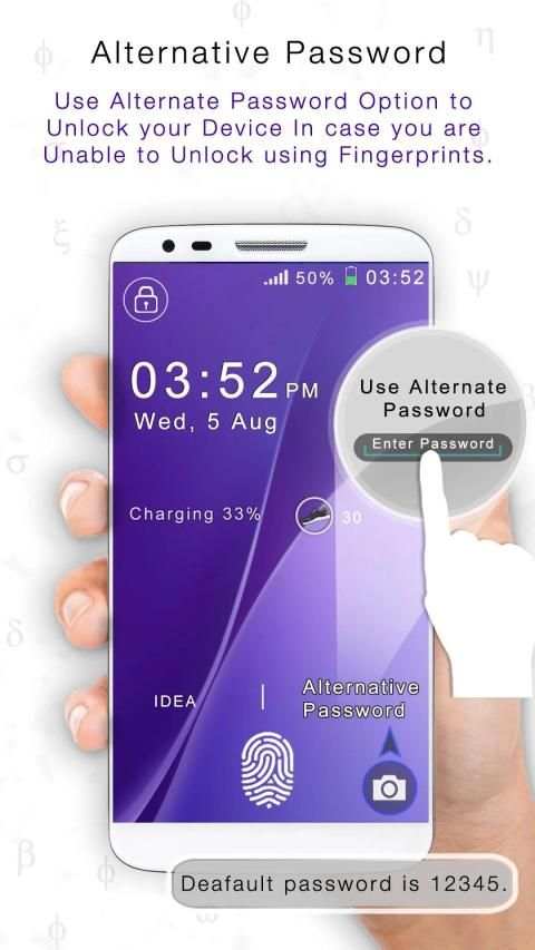 Fingerprint LockScreen Prank screenshot 1