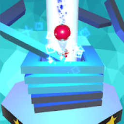 Stack Crush Ball - through platforms icon