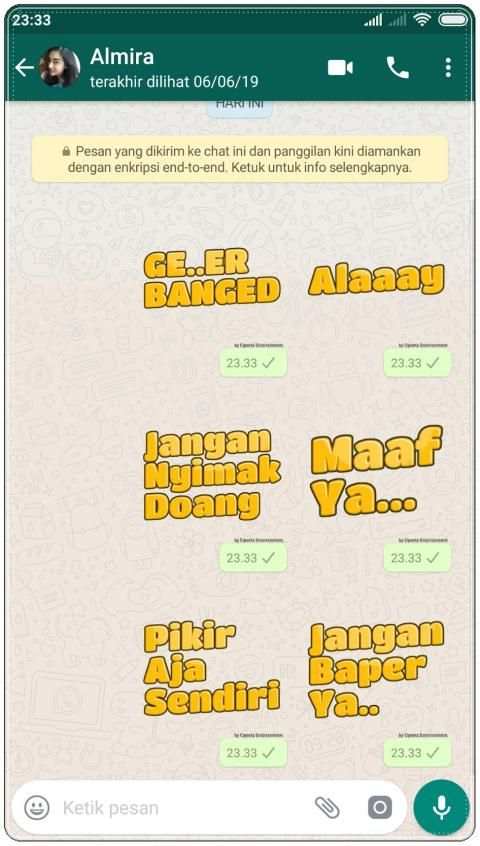 Stiker Galau WAStickerApps screenshot 2