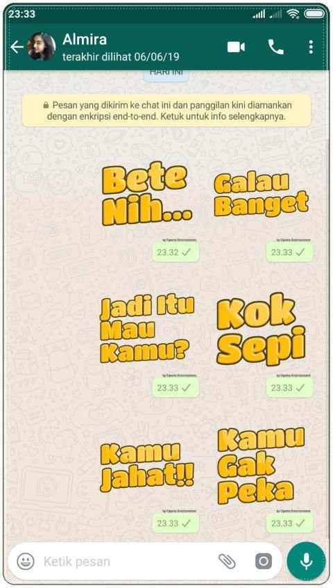 Stiker Galau WAStickerApps screenshot 1
