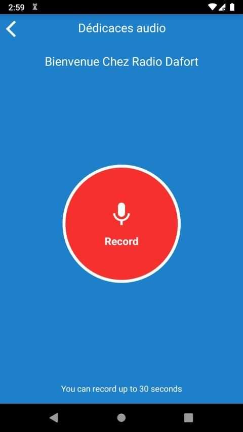 RadioDafortLive स्क्रीनशॉट 1