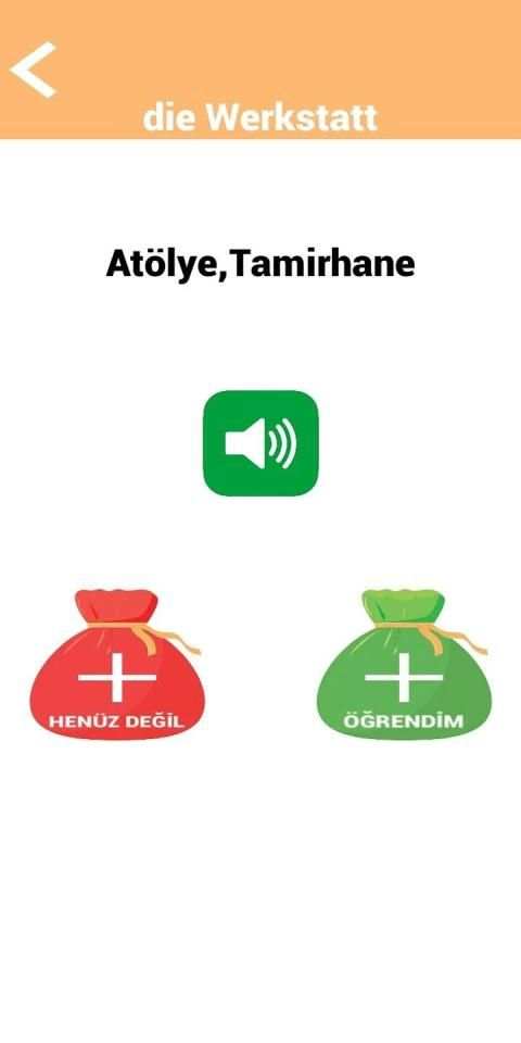 AlmancaKelimeÇantam screenshot 2