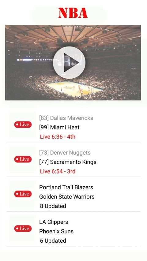 Watch NBA Basketball : Live Streaming for Free screenshot 2