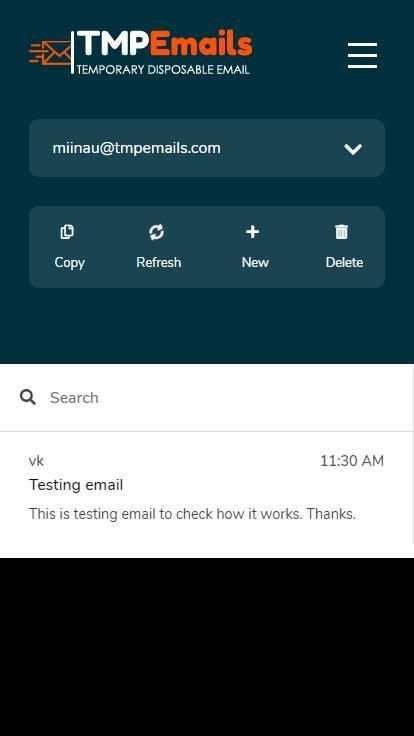 Temp Mail - Free Temporary Disposable Fake Email screenshot 3