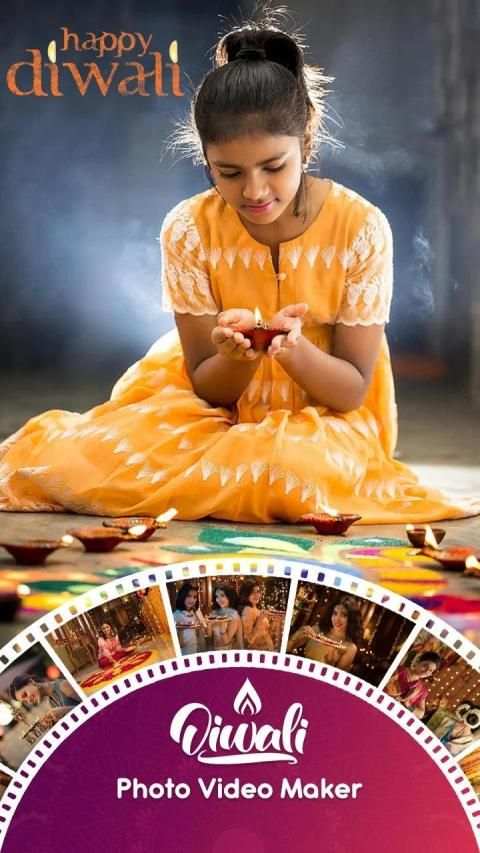 Diwali Photo Video Maker with Music स्क्रीनशॉट 8