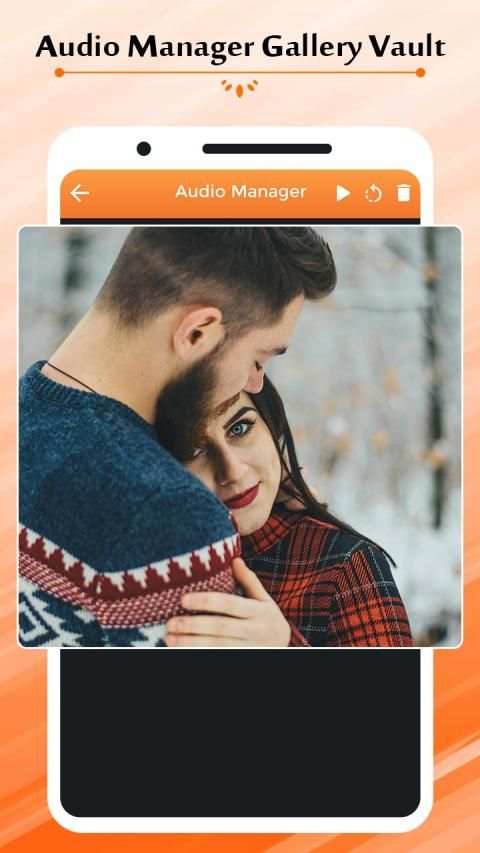 Audio Manager Gallery Vault - Lock Photos & Videos स्क्रीनशॉट 2