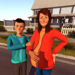 Virtual Pregnant Mom Baby Care Family Game icon
