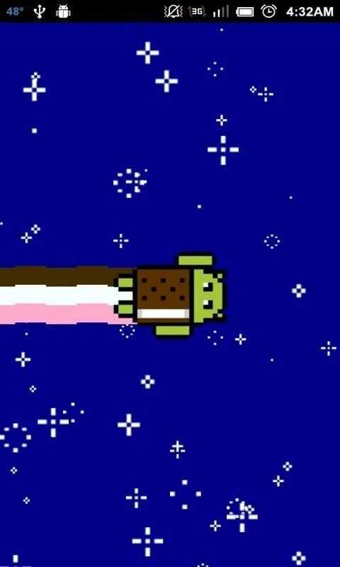 Nyan Droid Live Wallpaper screenshot 3
