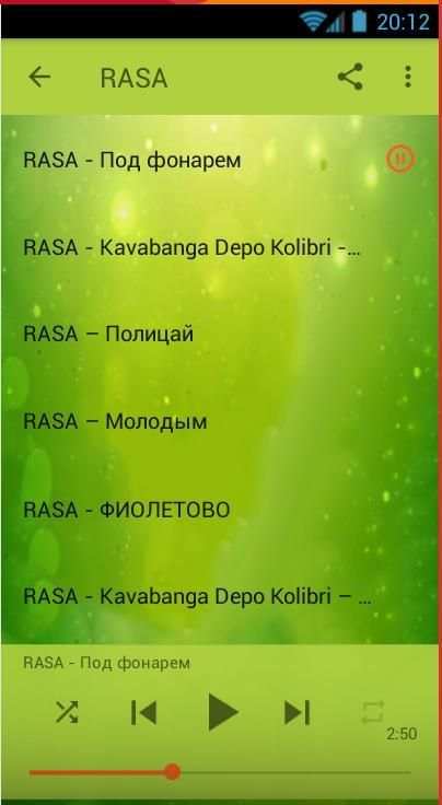 RASA все песни без интернета screenshot 1