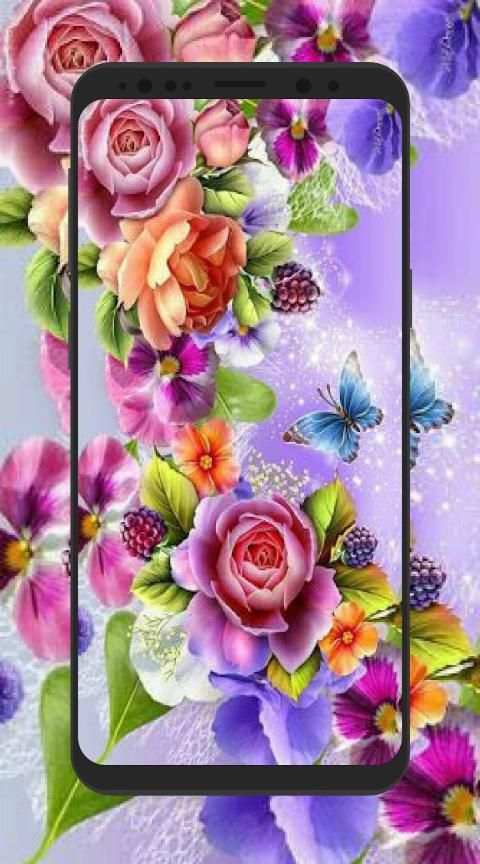 HD 3D Flower Wallpapers 4K background स्क्रीनशॉट 13