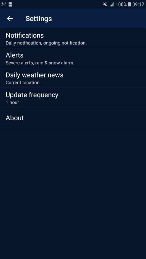 Weather Channel screenshot 1