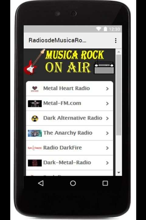 Radios de Musica Rock स्क्रीनशॉट 4