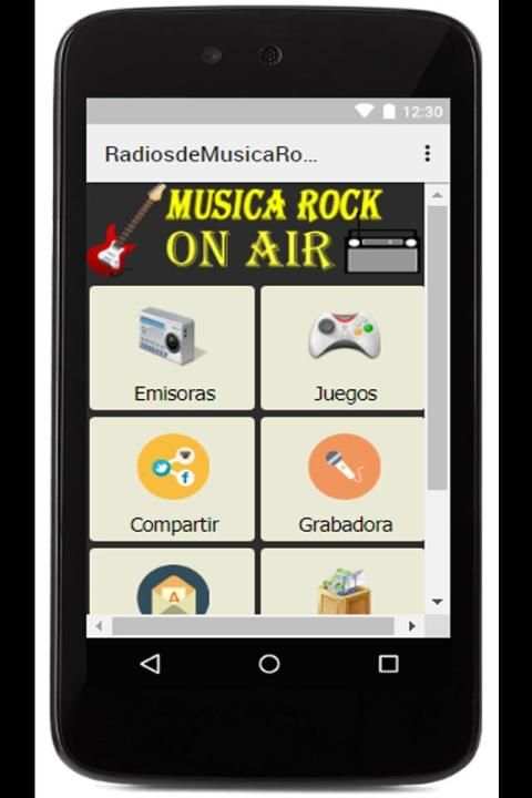 Radios de Musica Rock स्क्रीनशॉट 1