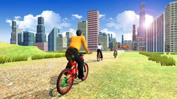 BMX Bicycle Rider: Cycle Racing Games 2019 स्क्रीनशॉट 8