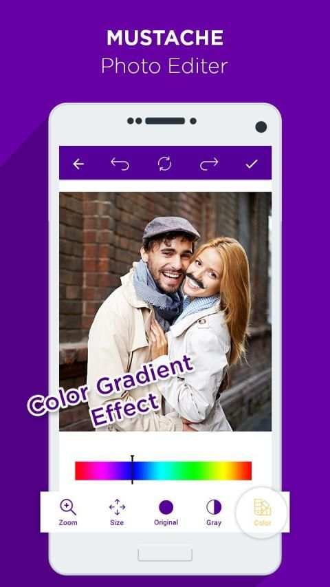 Mustache Photo Editor स्क्रीनशॉट 2